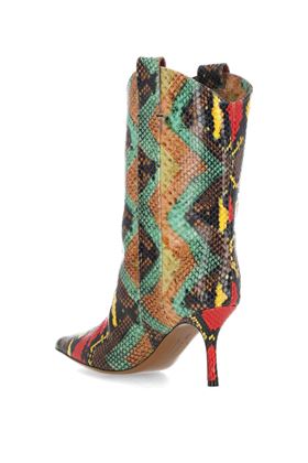 90mm pithon-print boots THE SADDLER | TS1013SPECIAL PYTHON PRINT